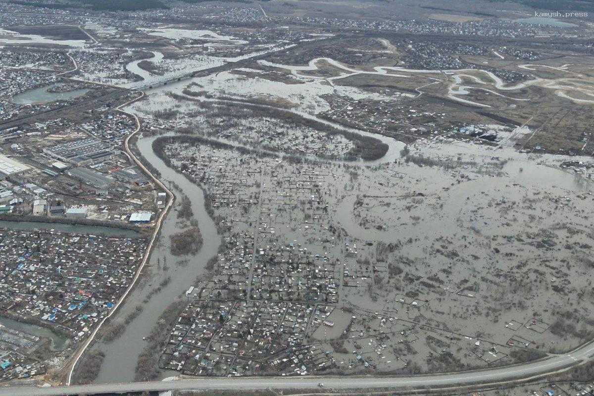 Уровень воды в Тоболе у Кетово достиг 10 метров