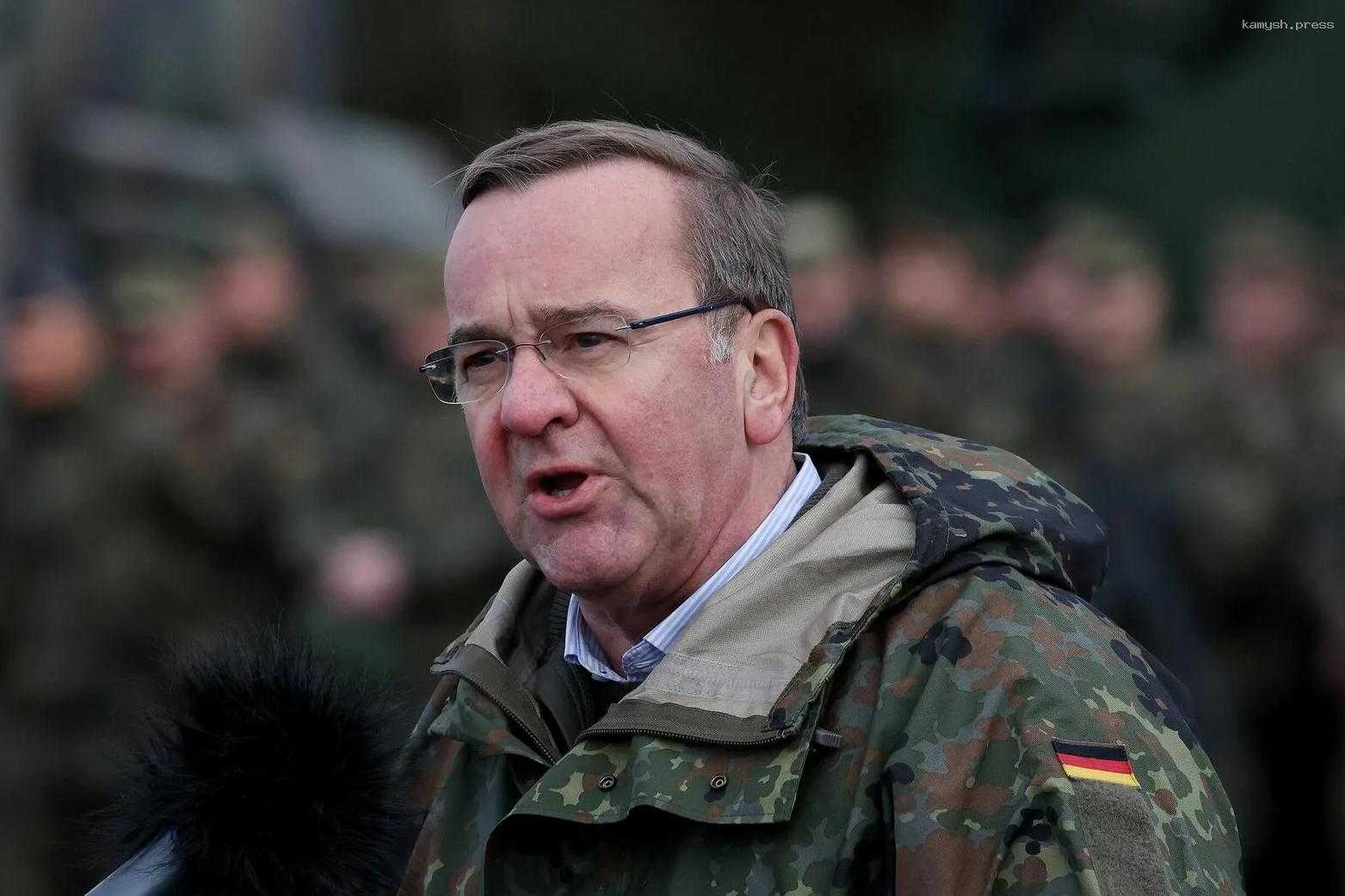 Писториус анонсировал перевод немецких военных под командование НАТО