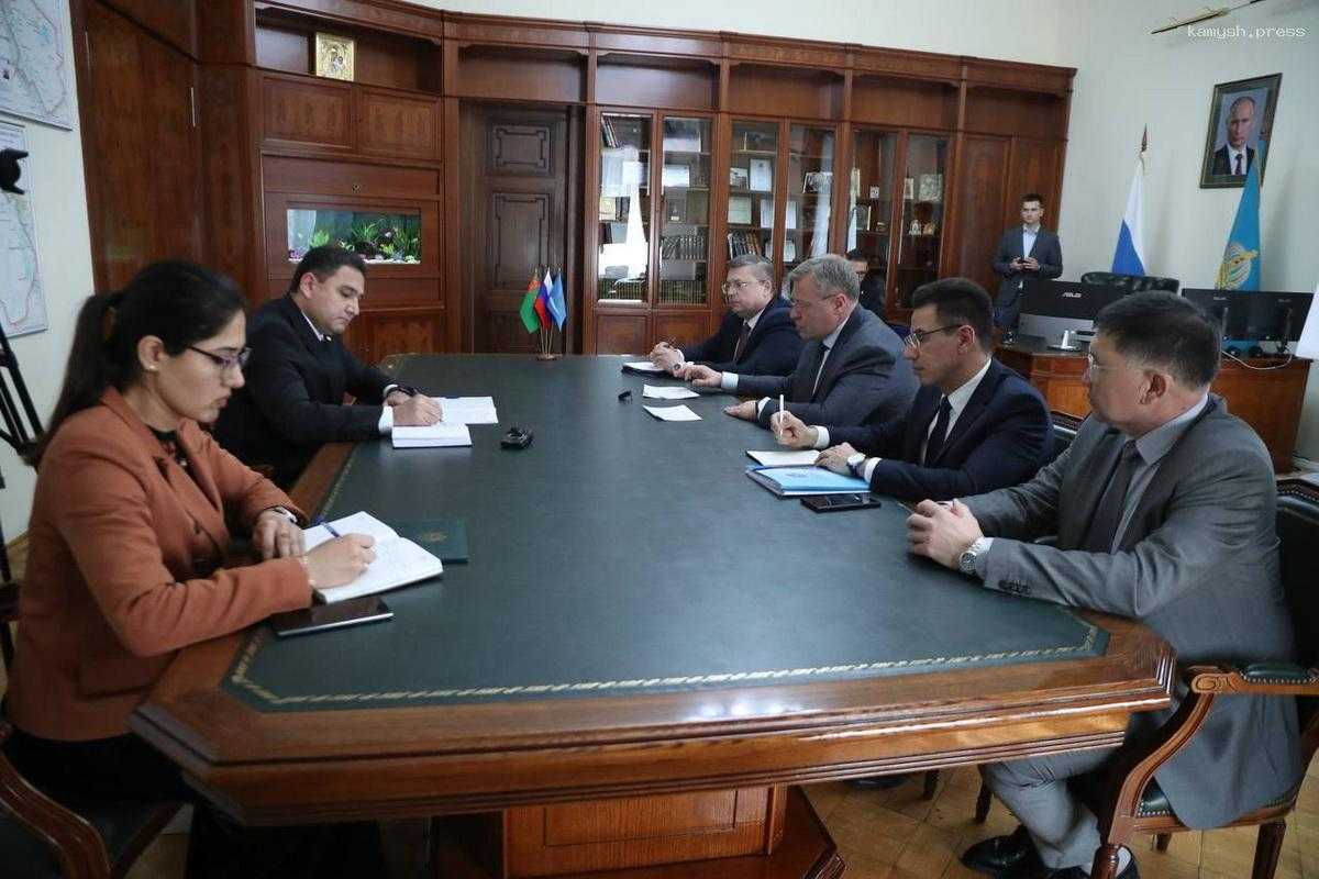 Игорь Бабушкин встретился с новым консулом Туркменистана в Астраханской области