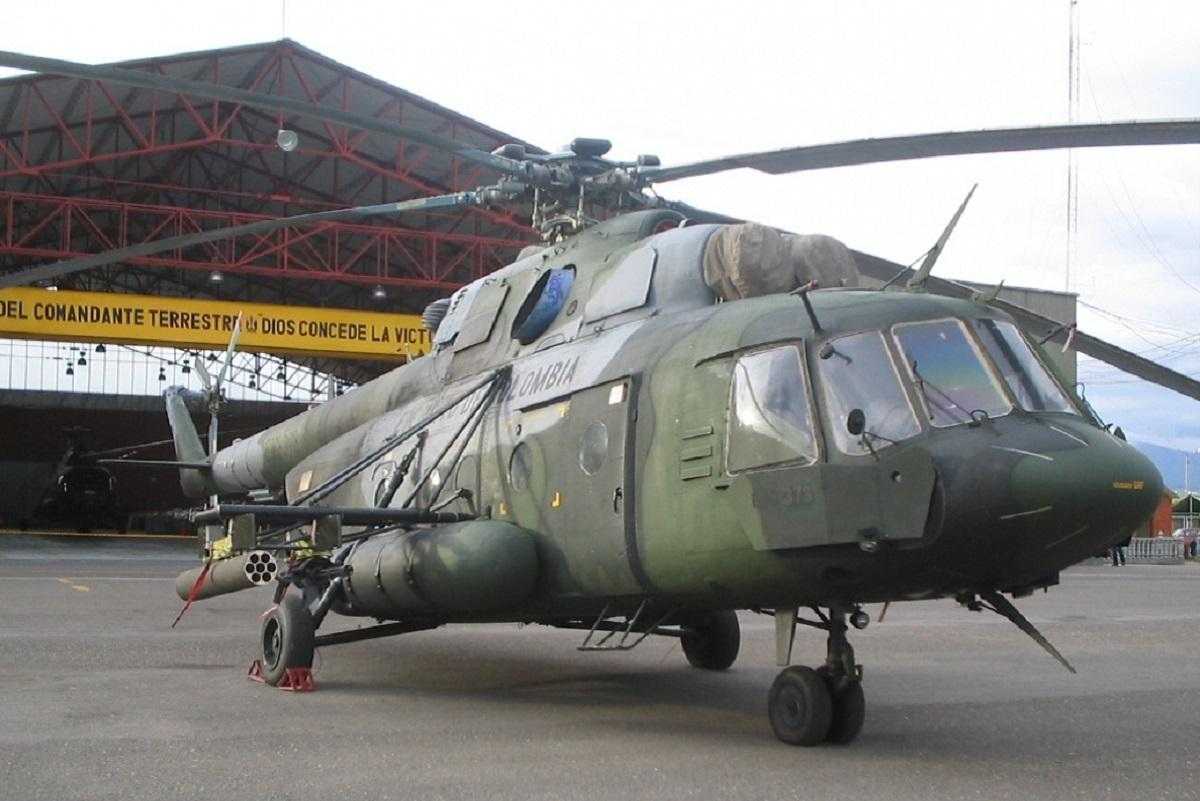 В Колумбии в ходе крушении вертолета Ми-17  десантно-штурмовой авиационной дивизии погибли девять военных