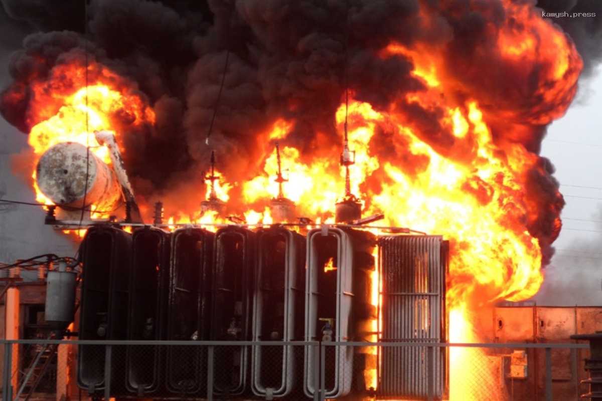 В Одесской области в результате падения БПЛА произошел пожар на энергообъекте