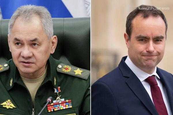 Состоялся разговор между министрами обороны России и Франции