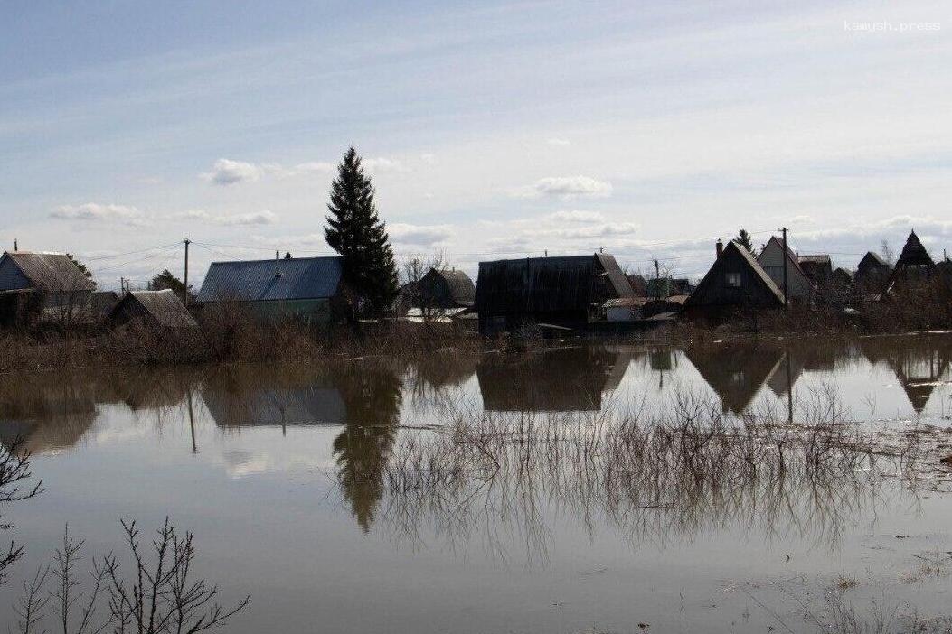 Уровень воды в Тоболе Кургана вырос на 138 см