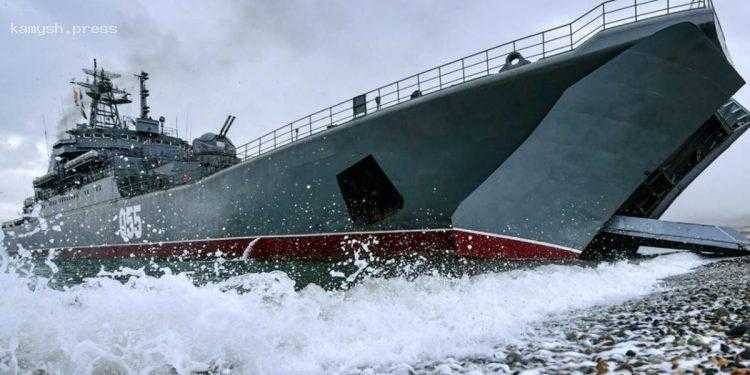 В ВМС сообщили об атаке ракетами «Нептун» на БДК «Константин Ольшанский», украденный РФ в 2014 году