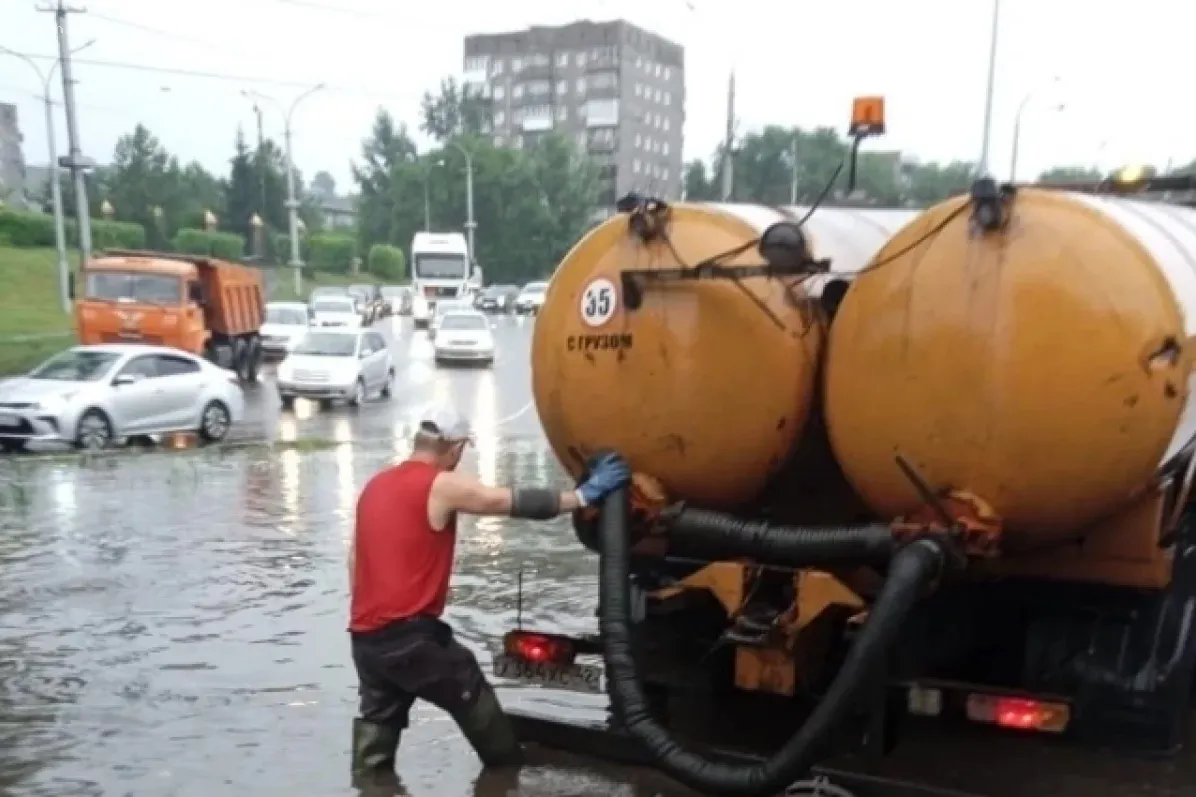 В Новокузнецке с вечера 5 августа выпало более половины месячной нормы осадков