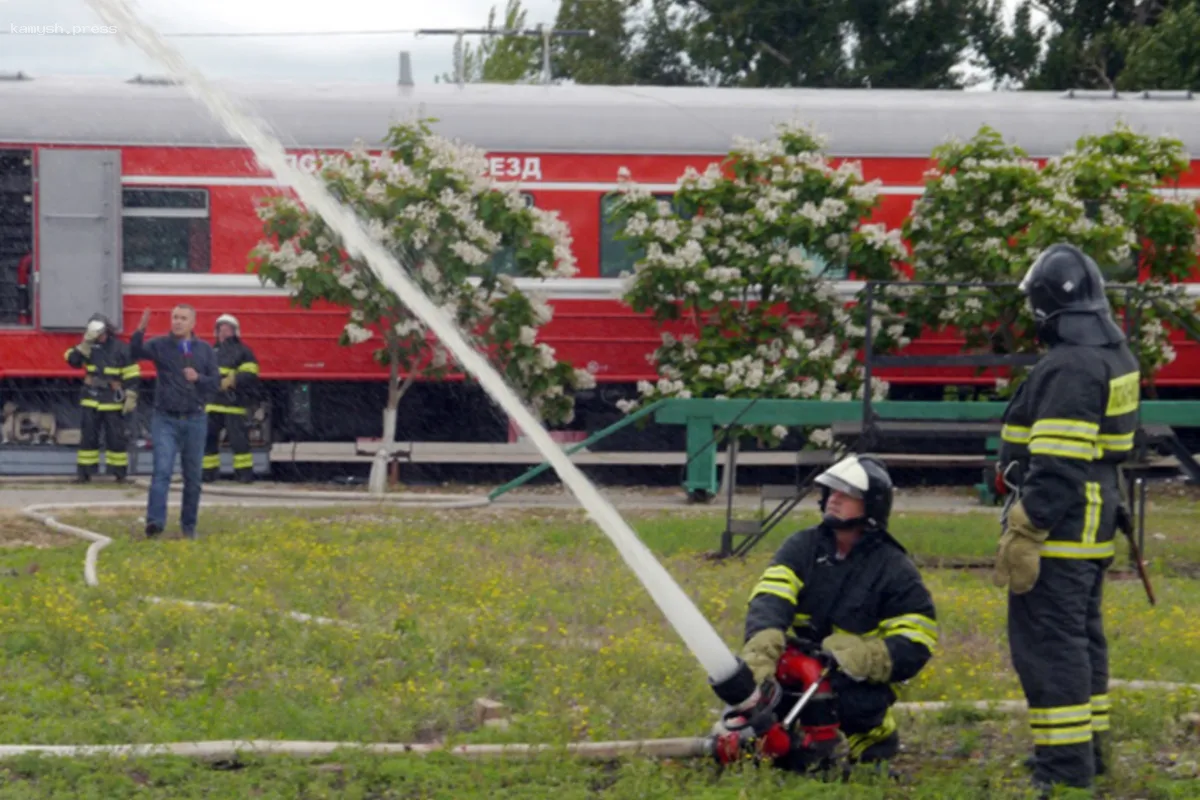 В Волгоградской области ландшафтные пожары будут тушить прямо с поездов