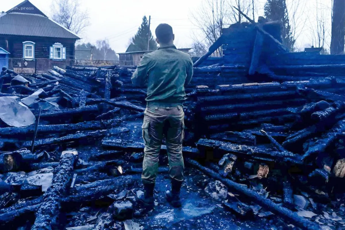 На месте тушения пожара в Тверской области нашли труп мужчины