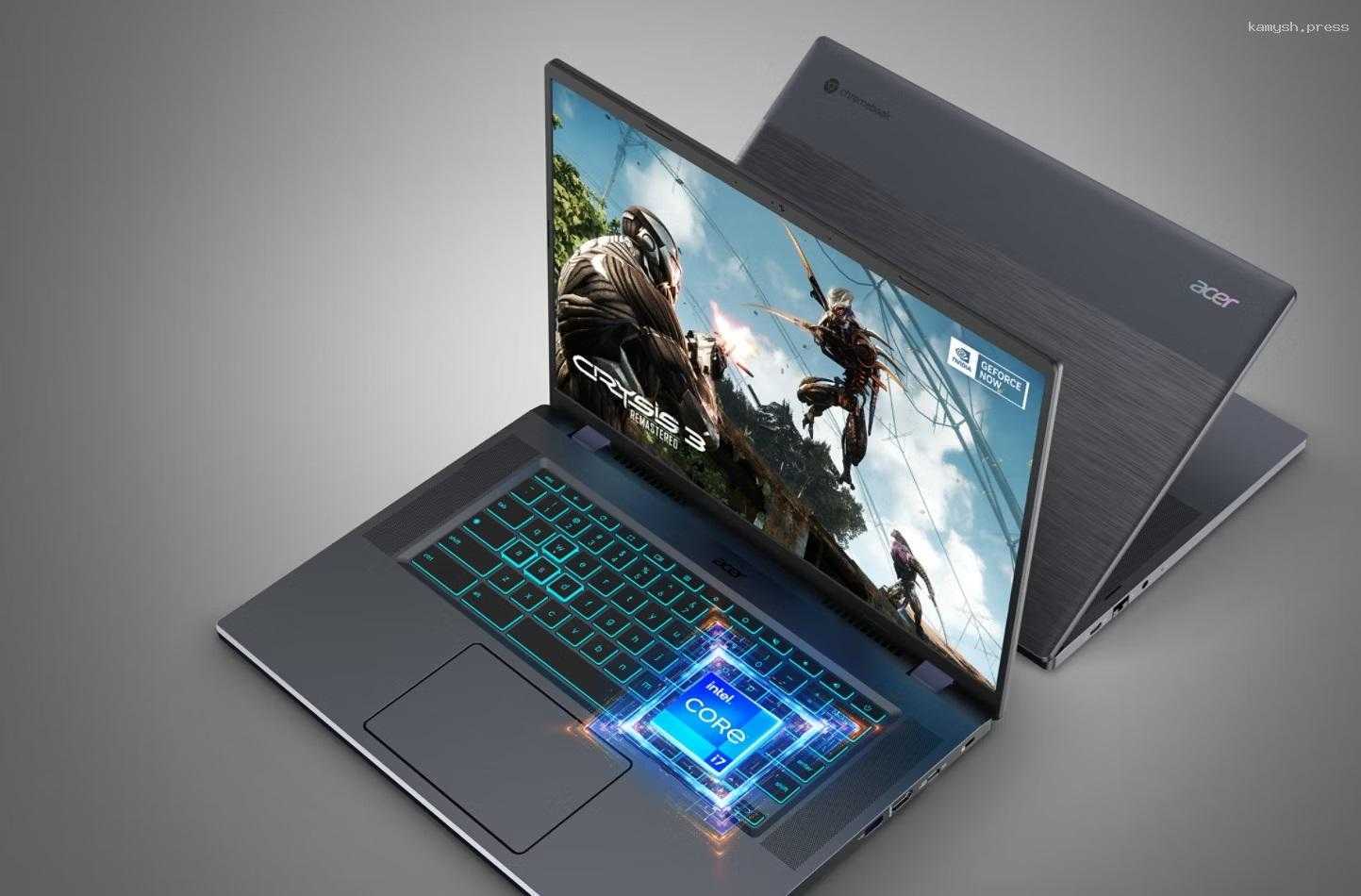 Acer выпустит игровой ноутбук на ChromeOS