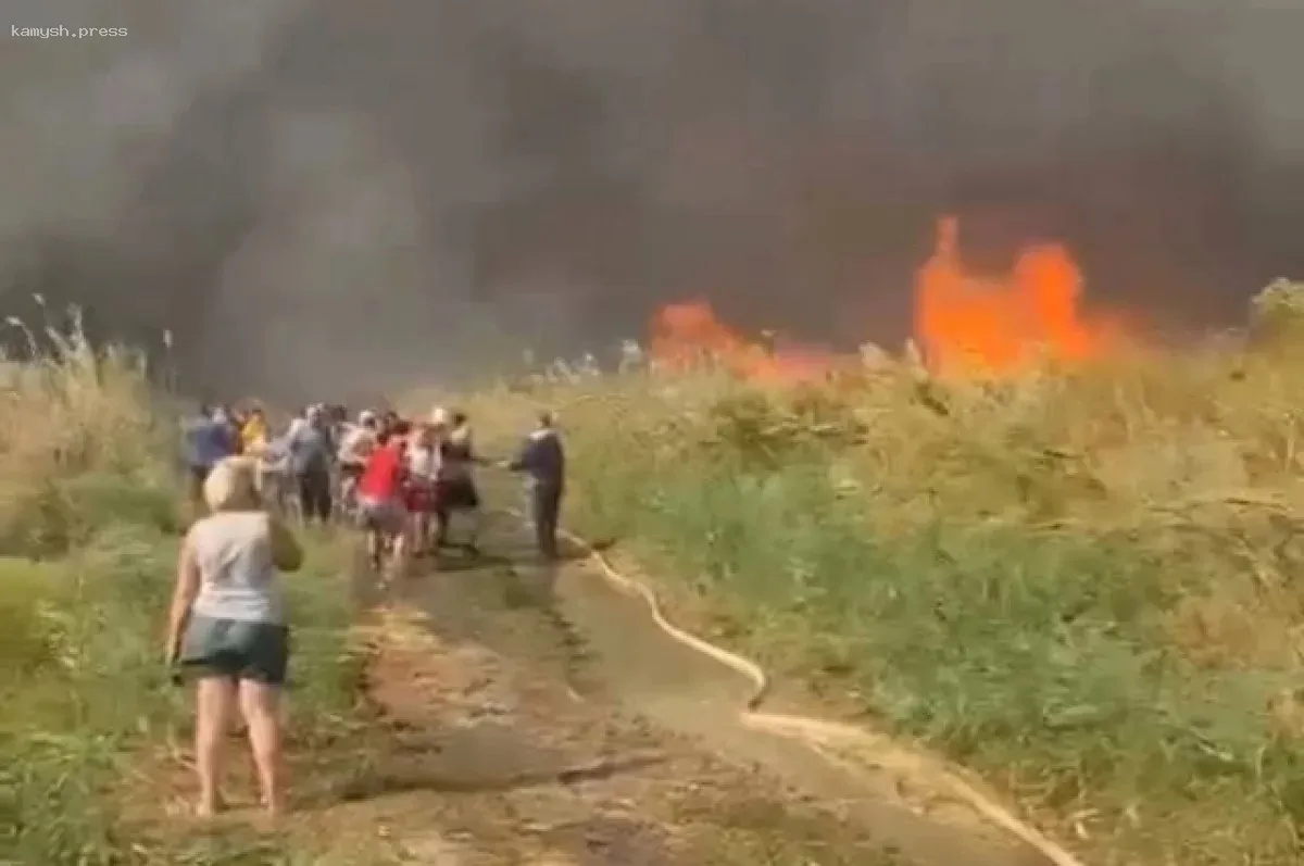 Массовые пожары в Ростовской области тушат тысячи человек