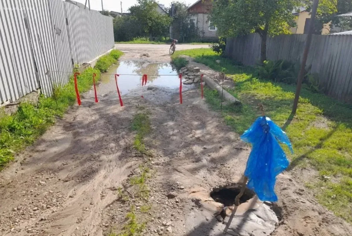 В псковском микрорайоне «Бутырки» без водоснабжения остались около 40 домов