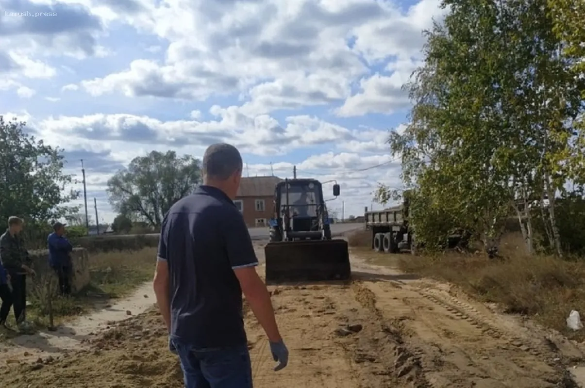 В Мордовии в деревне Андреевка на центральной улице отремонтировали дорогу