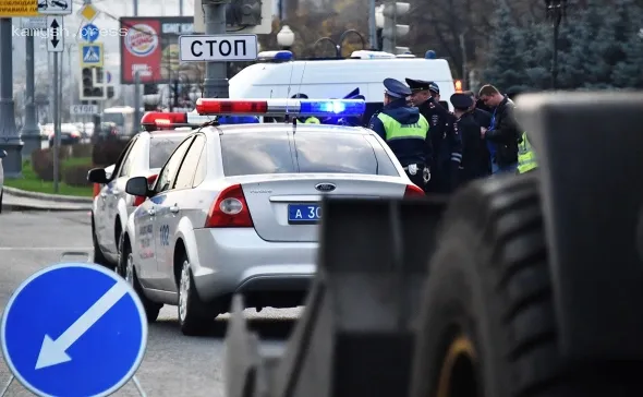 В центре Москвы провалился грунт