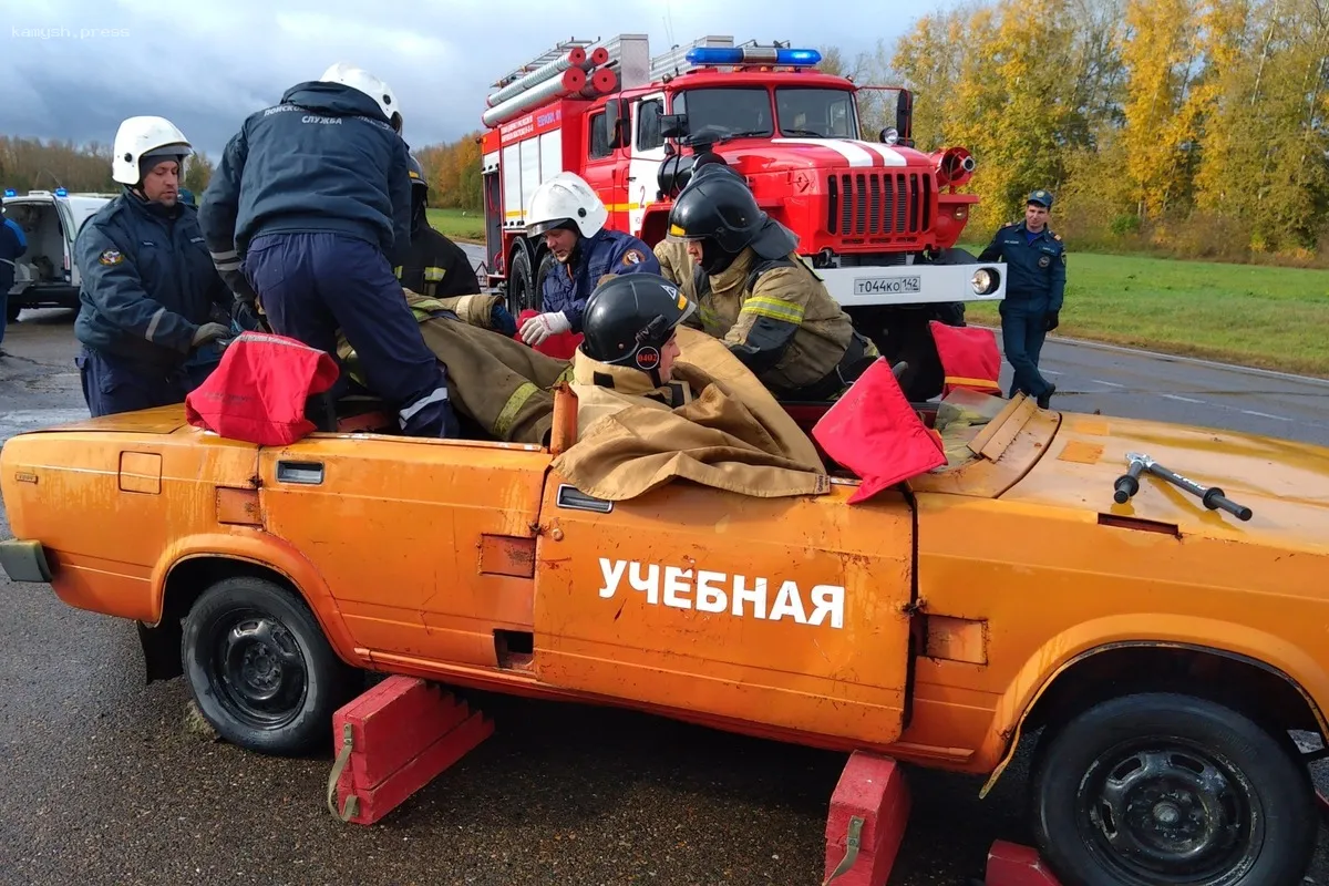 В Тамбовской области завершились учения МЧС по борьбе с последствиями ДТП