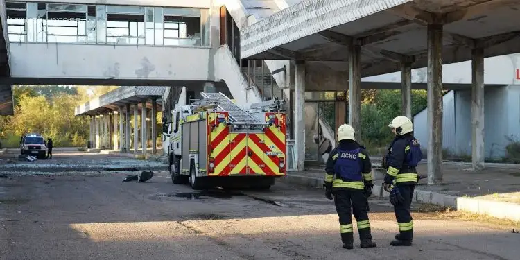 В ОВА показали последствия ночной атаки «Шахедов» на Черкассы (ФОТО)