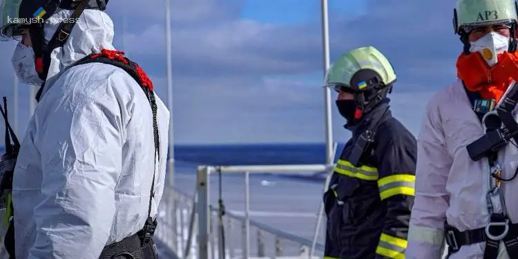 ГСЧС сообщила о текущем состоянии возгорания арки четвертого энергоблока ЧАЭС (ФОТО)