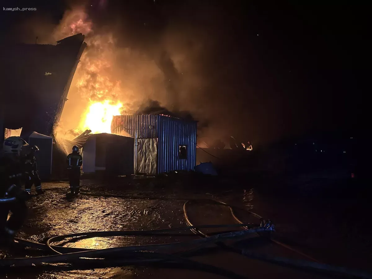 В Московской области исследуют причины двух крупных пожаров на промышленных объектах