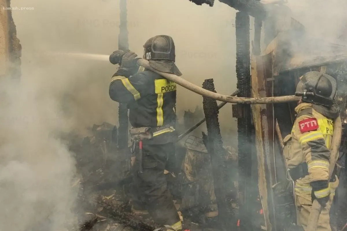 Пожарные Орловской области успешно ликвидировали огонь в деревне Хутор