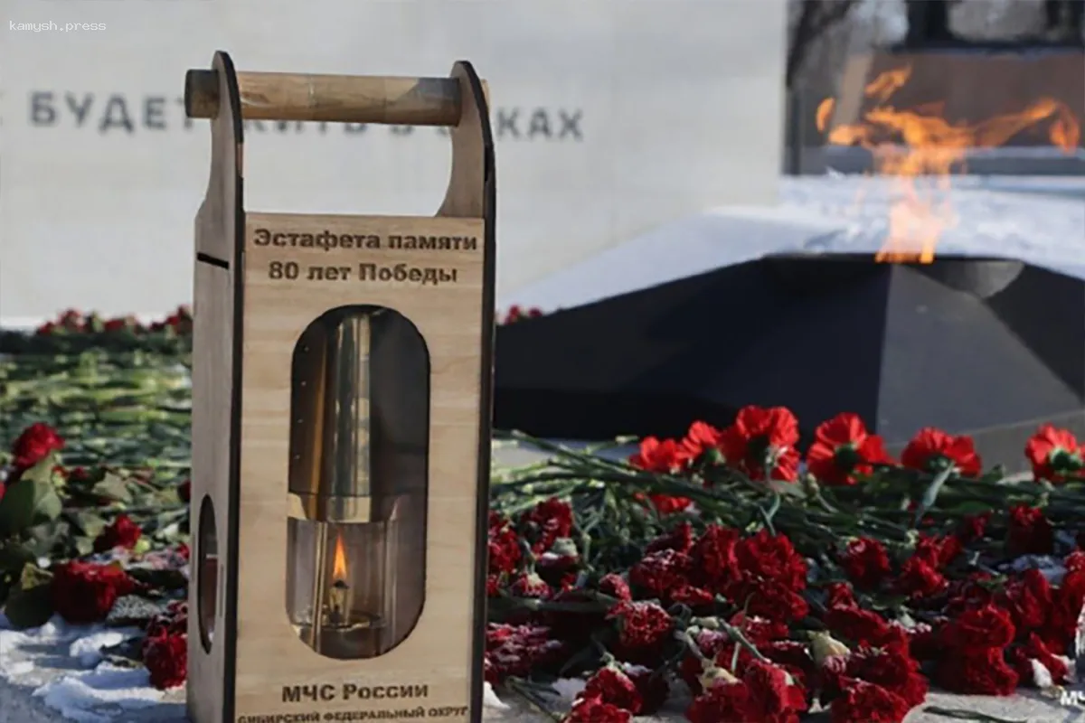 Лампада с частицей Вечного огня из Красноярского края достигла Тувы