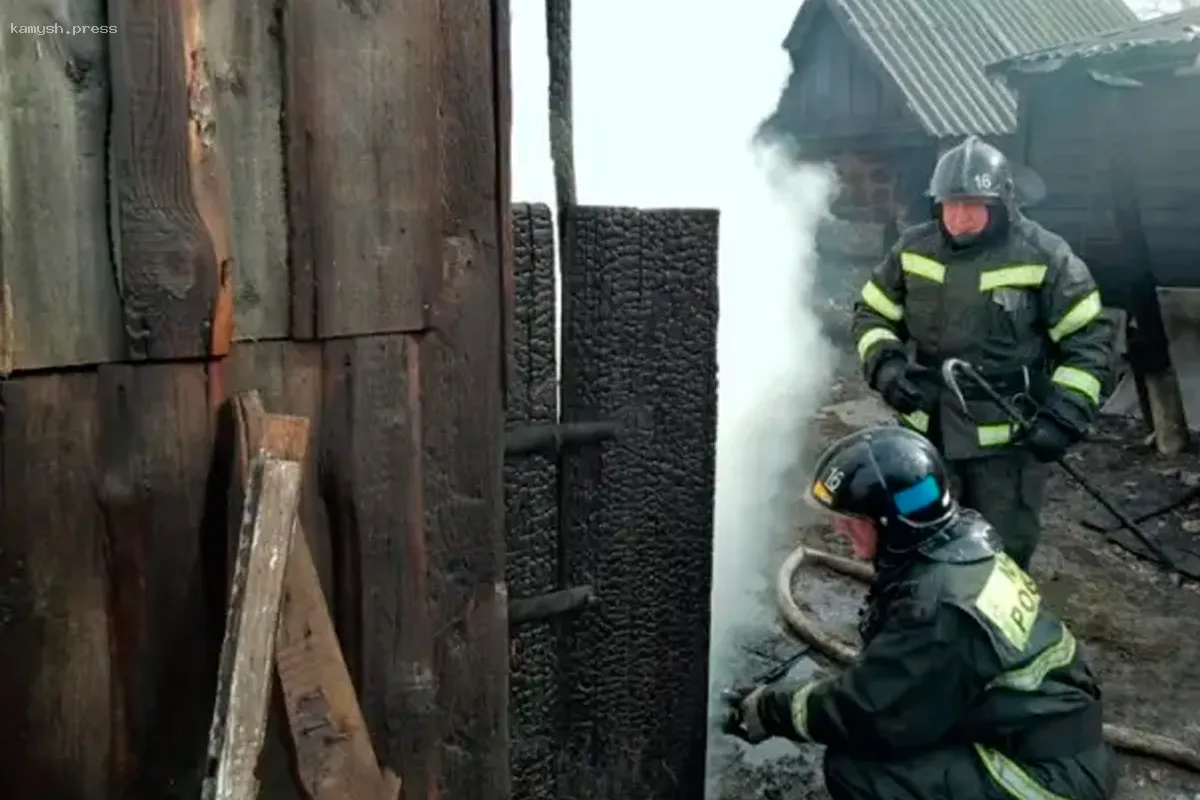 В Мордовии огонь уничтожил 56 квадратных метров зданий