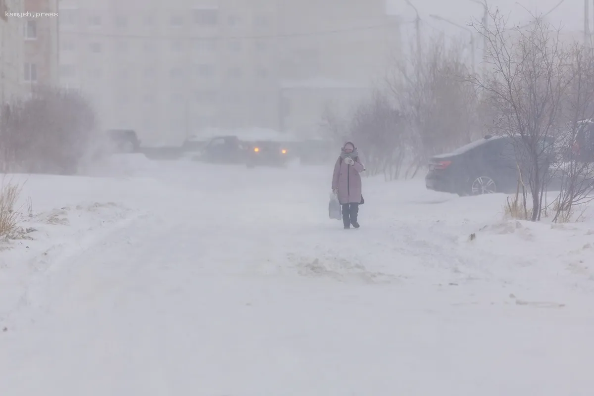 Синоптики прогнозируют мощную снежную метель для жителей Магаданской области 25 марта