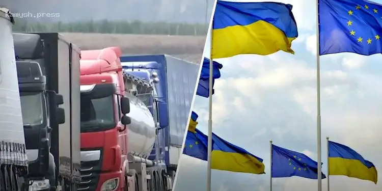 Евросоюз продлил безвизовый режим для транспорта с Украиной, сообщает Шмыгаль