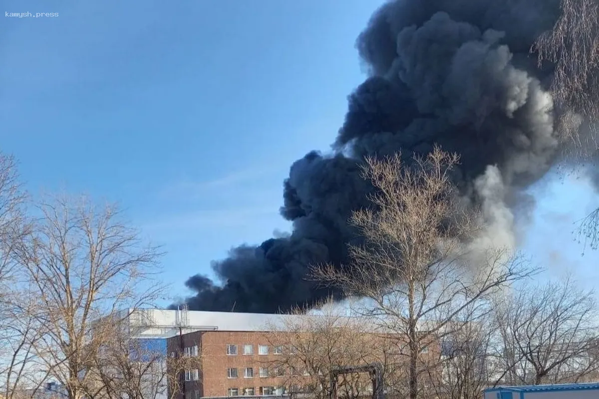 На Онежском судоремонтном заводе произошел пожар