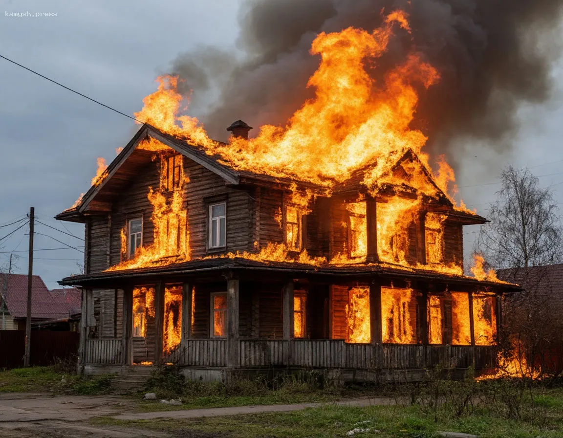 Пожарные спасли новосибирскую женщину из горящего подвала