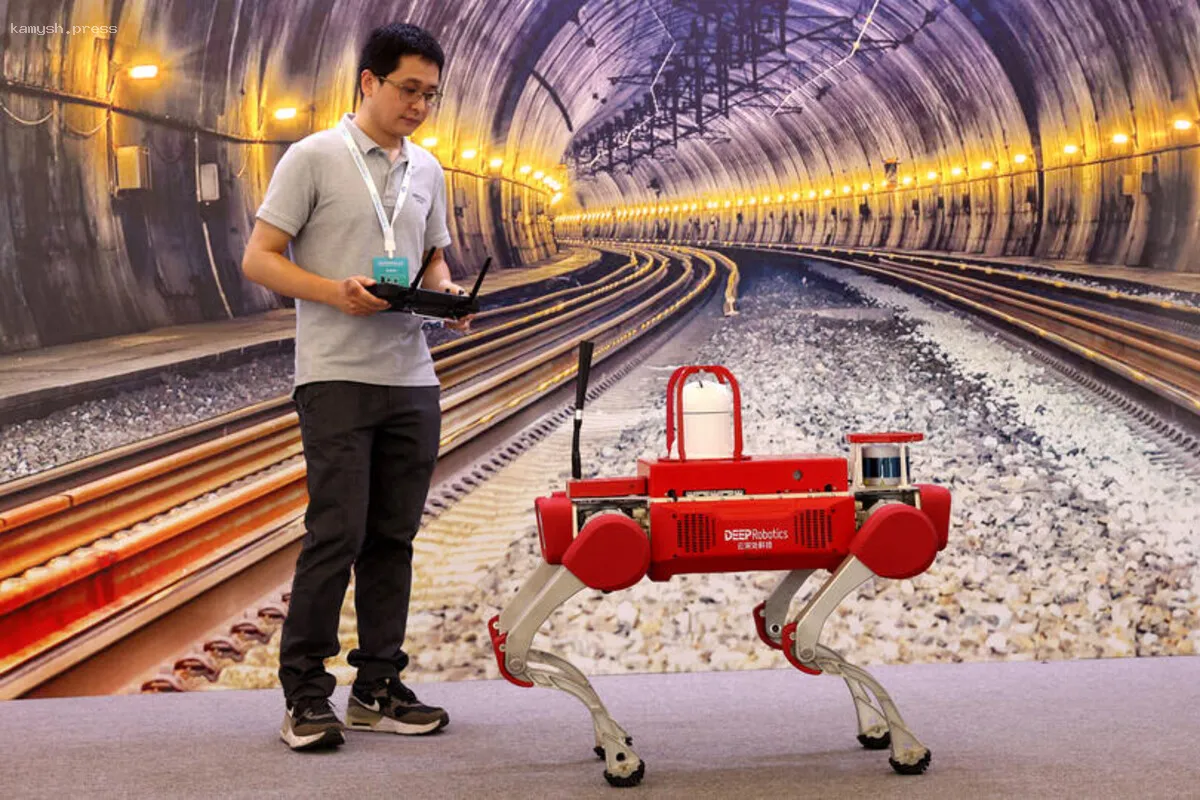 В Китае разработан робот-собака для борьбы с огнем