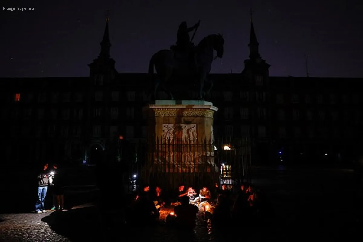 В Испании за 5 секунд исчезло 15 гигаватт энергии