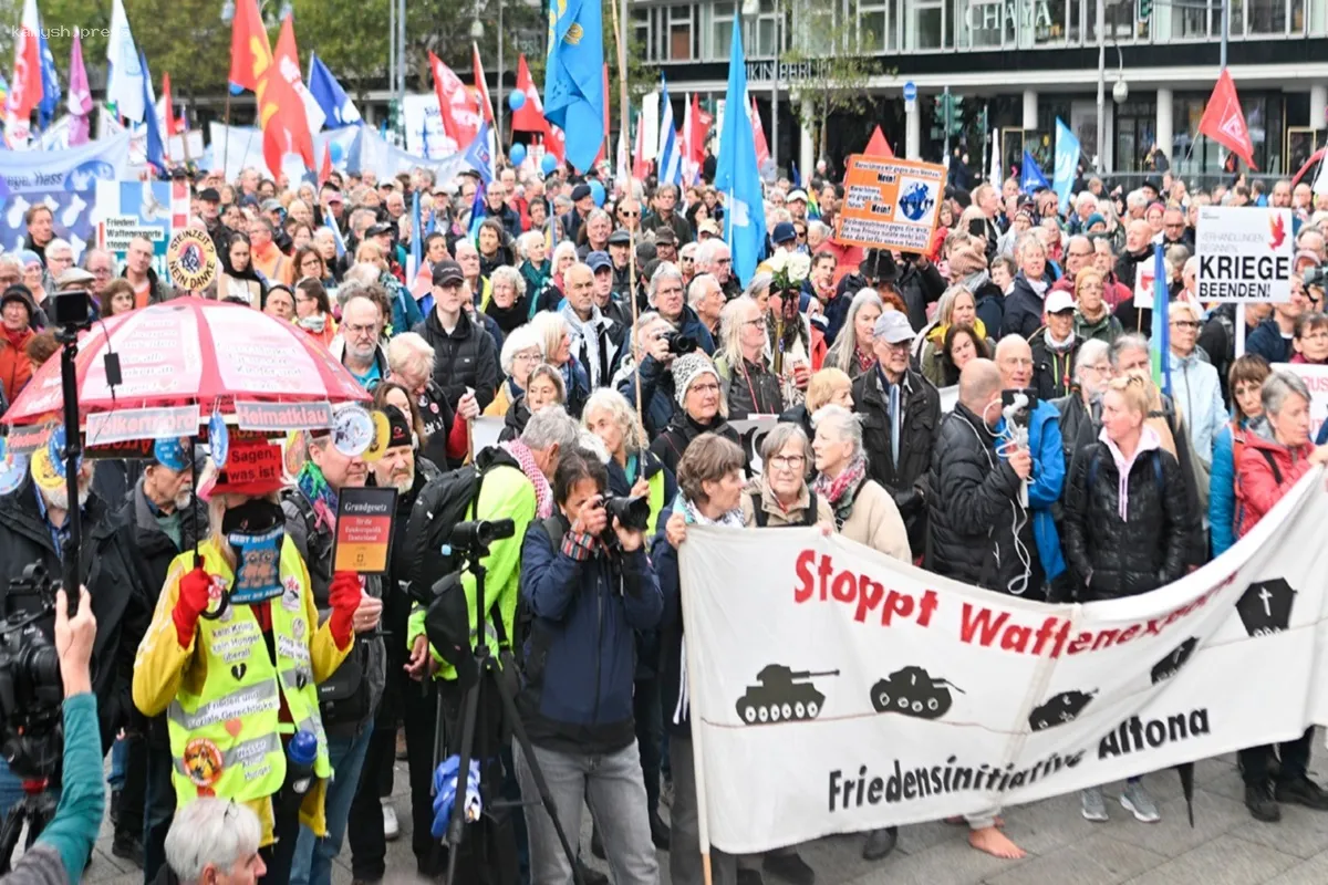 Акции протеста правых сил «Вместе за Германию» прошли в различных городах Германии