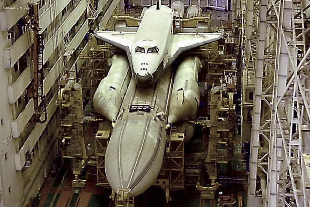 Роскосмос представил уничтоженный космический аппарат «Буран»