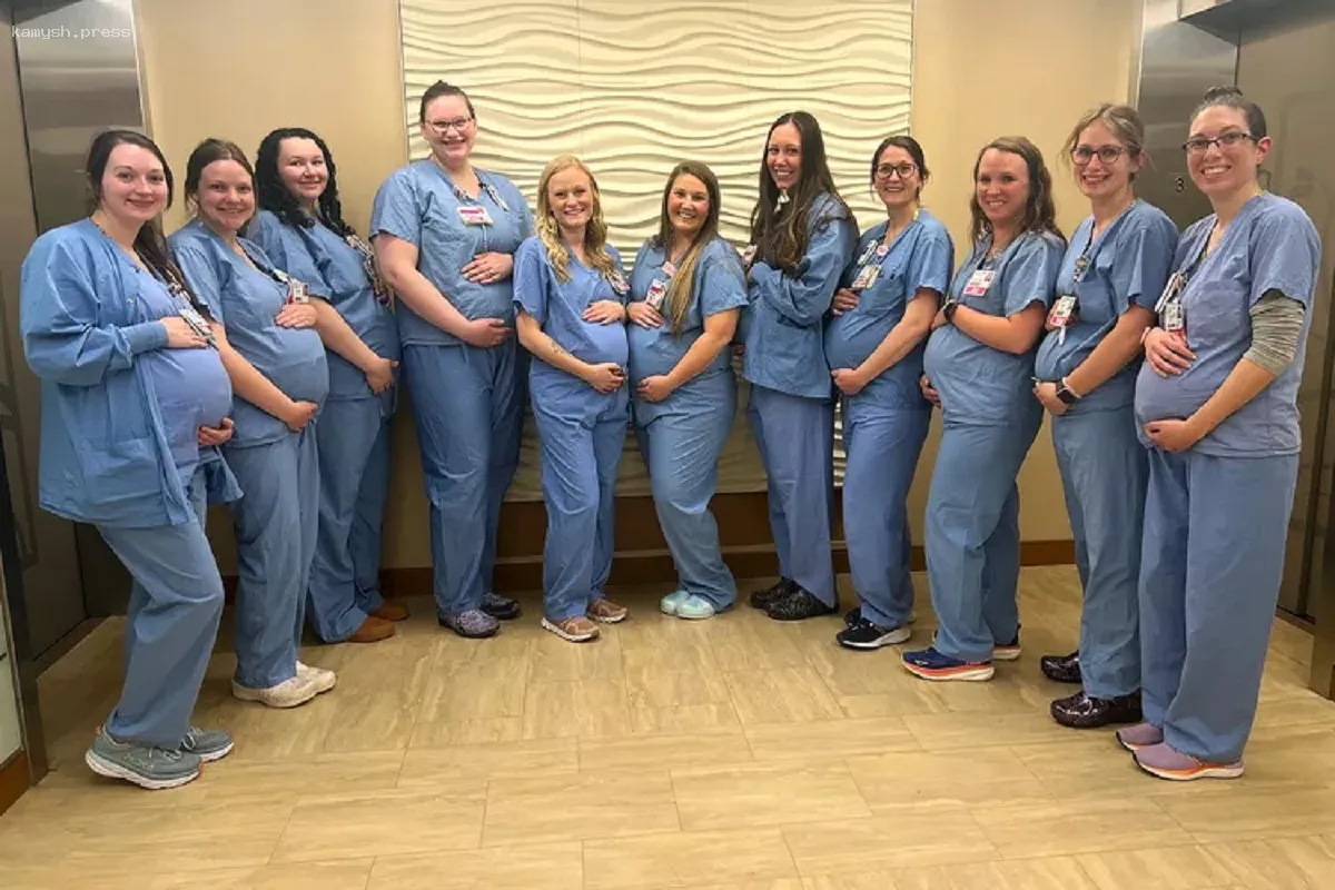 В США 14 работниц роддома одновременно ожидают пополнения