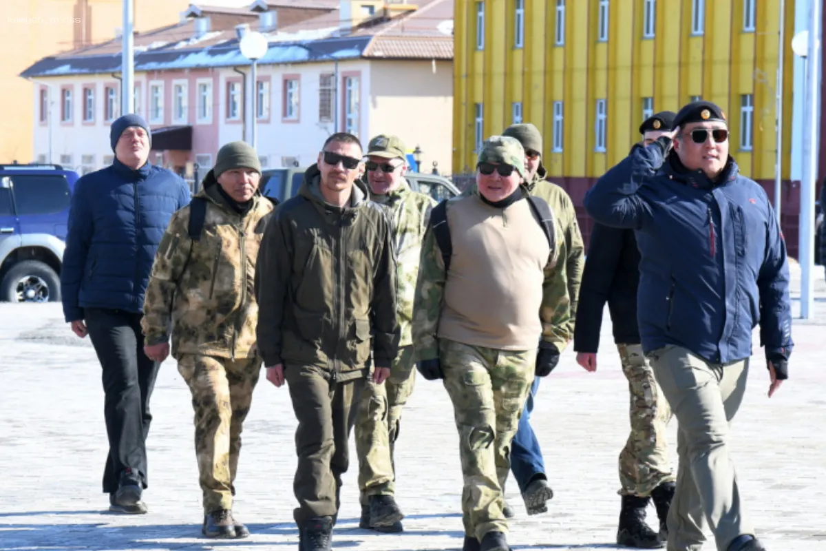 В Анадыре ветераны специальной военной операции впервые участвуют в параде Победы