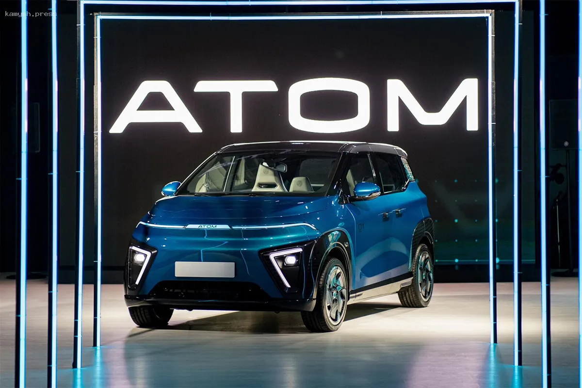 Российский электромобиль «Атом» успешно прошел зимние испытания