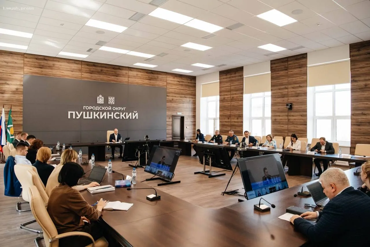 Максим Красноцветов провел планерку в Городском округе Пушкинский