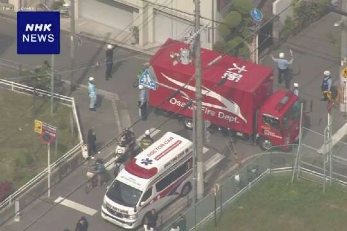 Автомобиль сбил школьников в Японии, есть пострадавшие