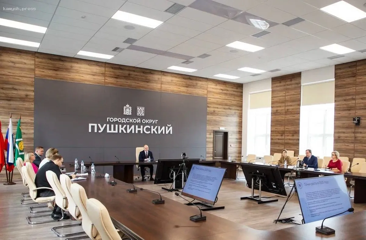 Максим Красноцветов, глава Городского округа Пушкинский, провел встречу по вопросам здравоохранения