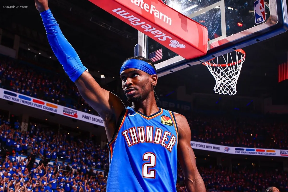 «Оклахома-Сити Тандер» одерживает вторую победу над «Миннесотой» в финале Западной конференции