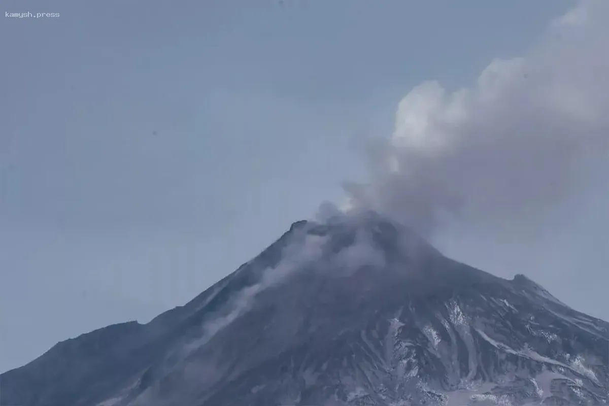 В Петропавловске-Камчатском ожидается выпадение вулканического пепла из-за активности вулкана
