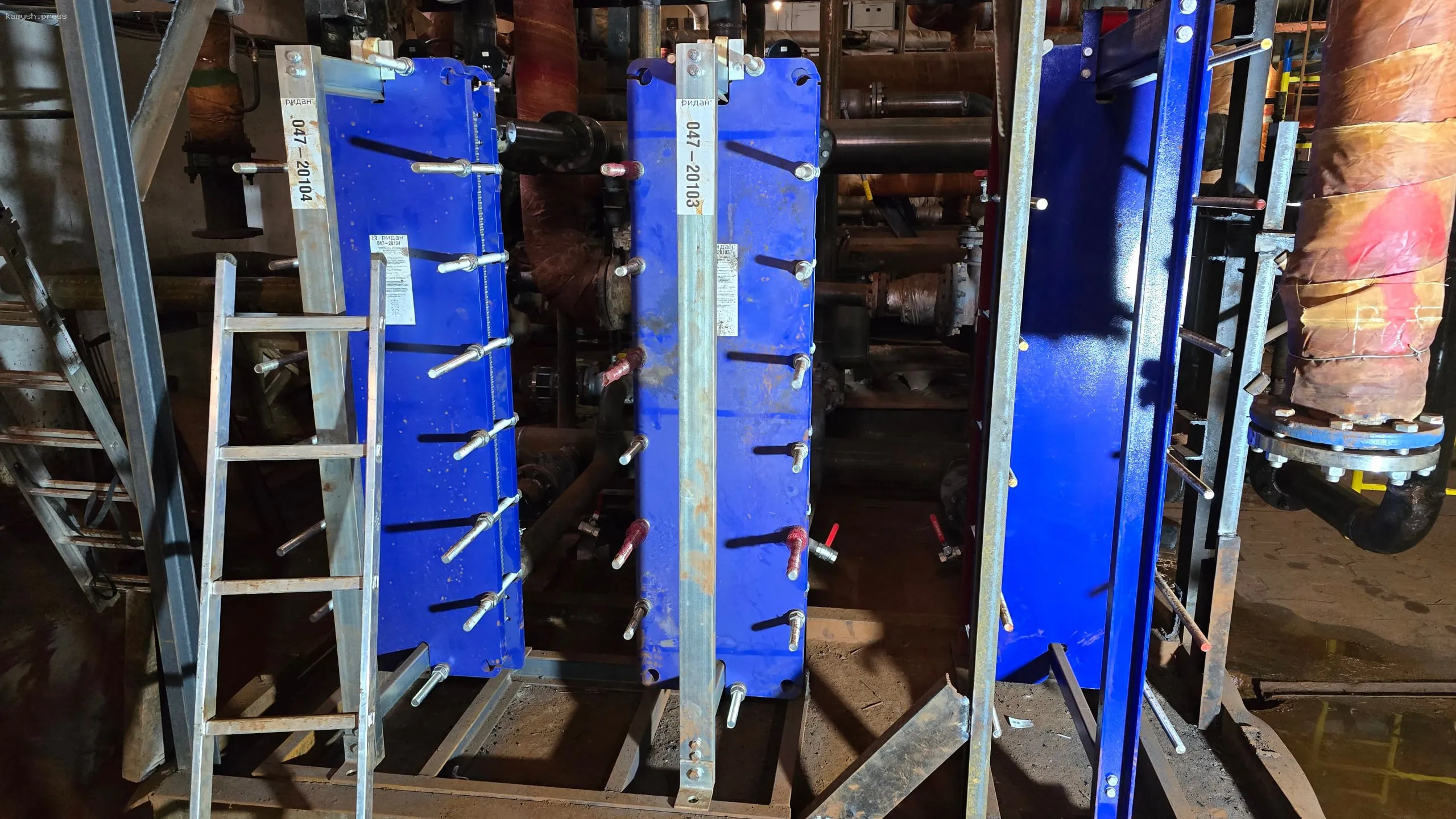 В Пушкинском округе, в Красноармейске, продолжается проект по обновлению системы теплоснабжения от ООО «ТеплоВодоСнабжение»