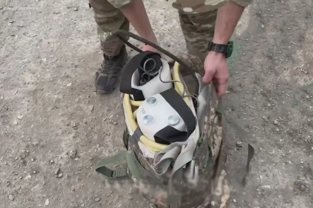 В Курской области обнаружен американский рюкзак с зарядом для разминирования