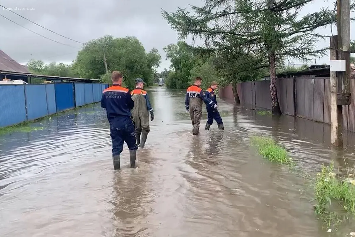 В Приморье зафиксирован уровень воды