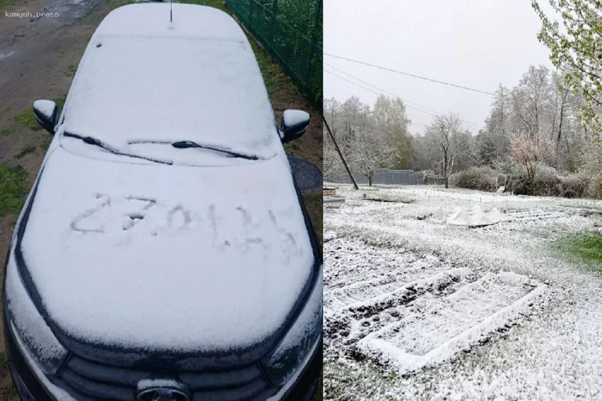 Погодные капризы: снег и град накрыли Ульяновскую область