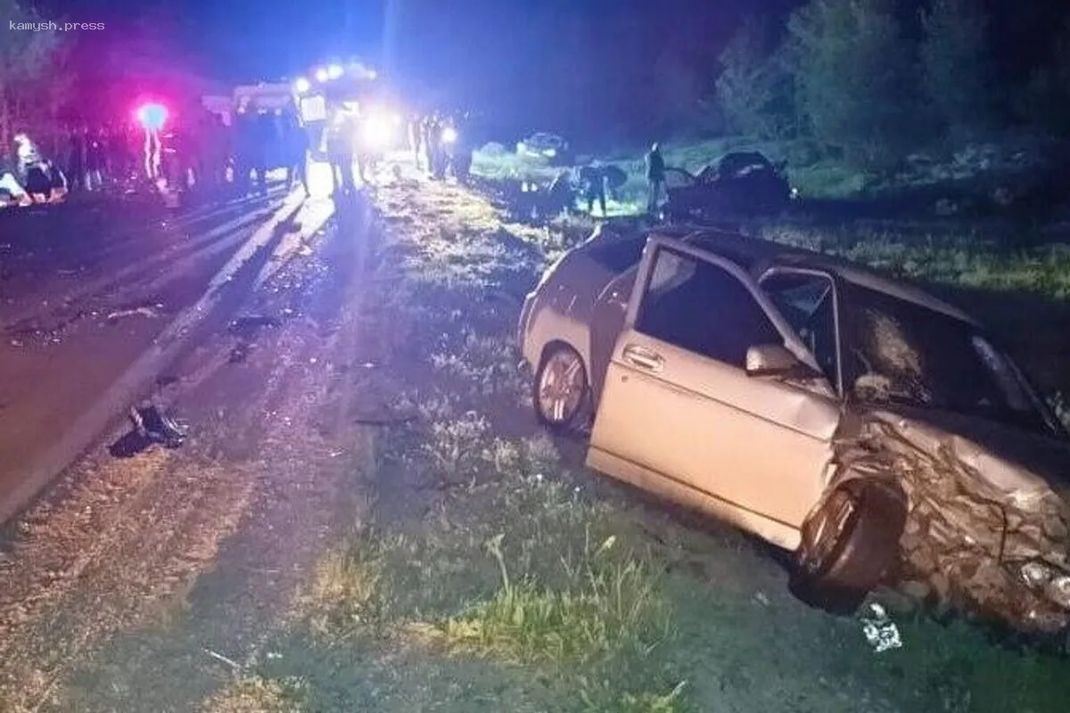 В Волгоградской области произошло смертельное ДТП с пятью жертвами
