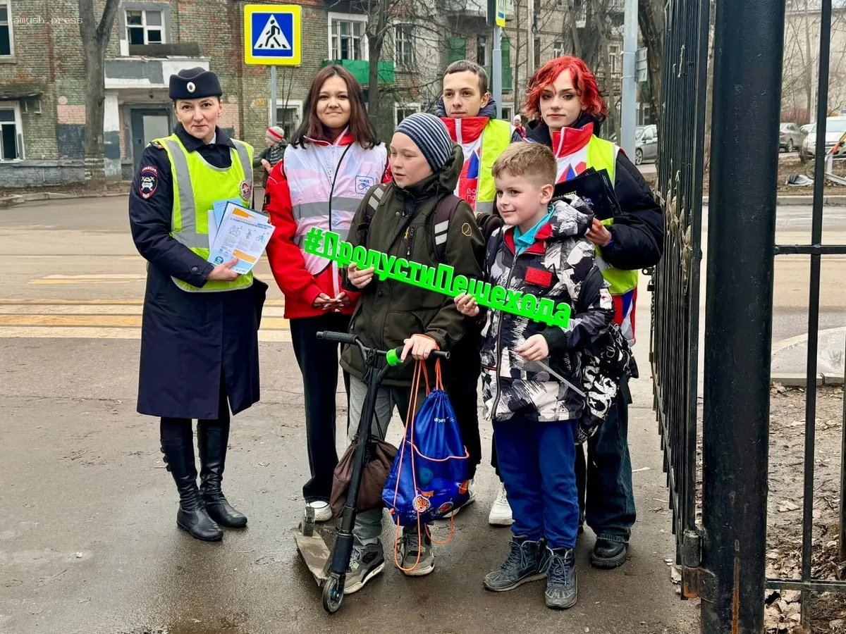 В Пушкинском округе прошла акция по распространению знаний о безопасности на дорогах