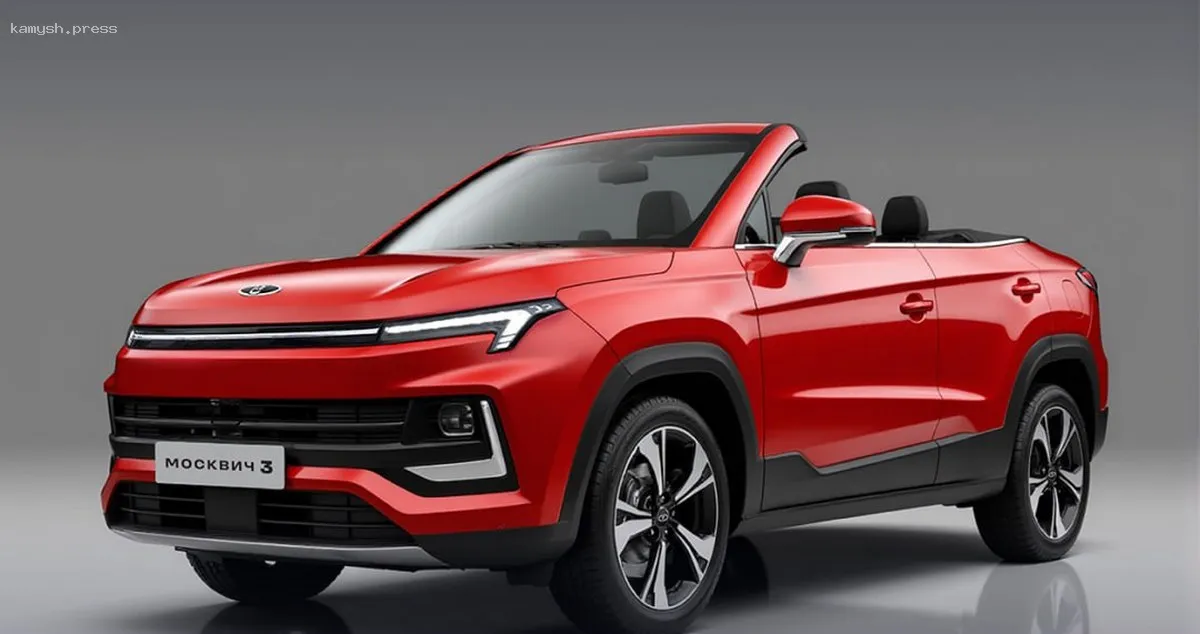 Завод «Москвич» представил новый кабриолет на базе кроссовера