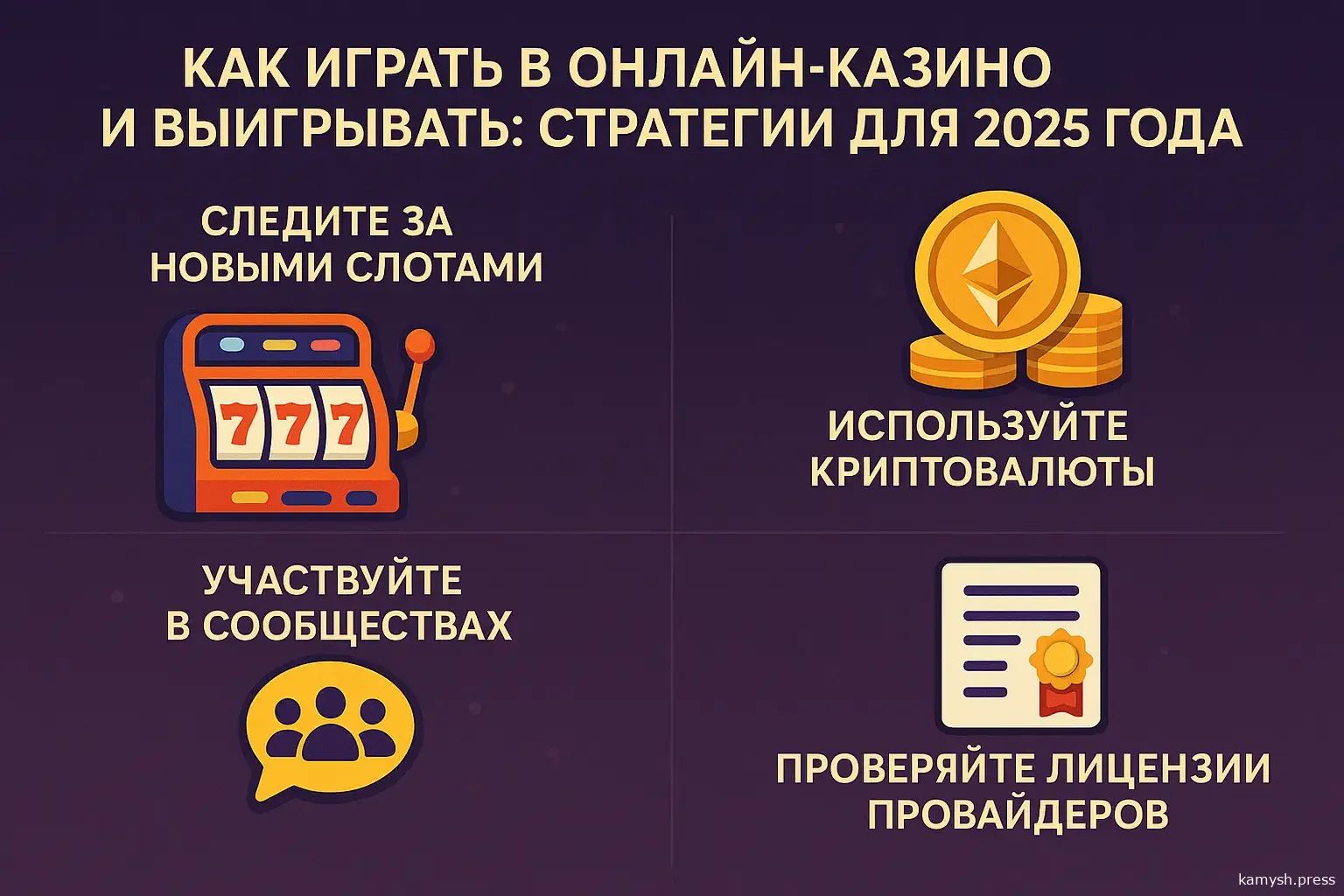 Как играть в онлайн-казино и выигрывать: стратегии для 2025 года