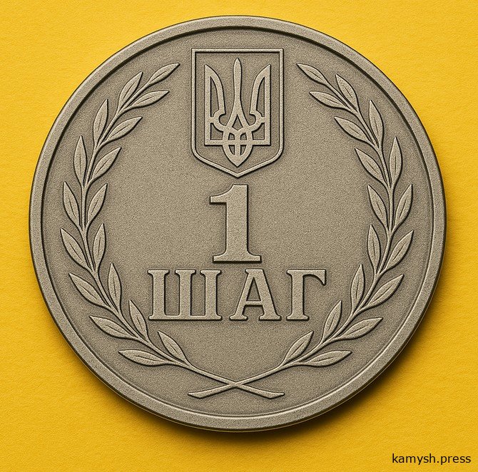 Украинская монета Шаг